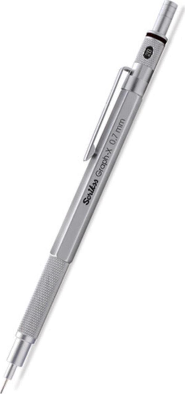 Scrikss Graph-X Metal Versatil 07 Mm Saten Gri - Image 1