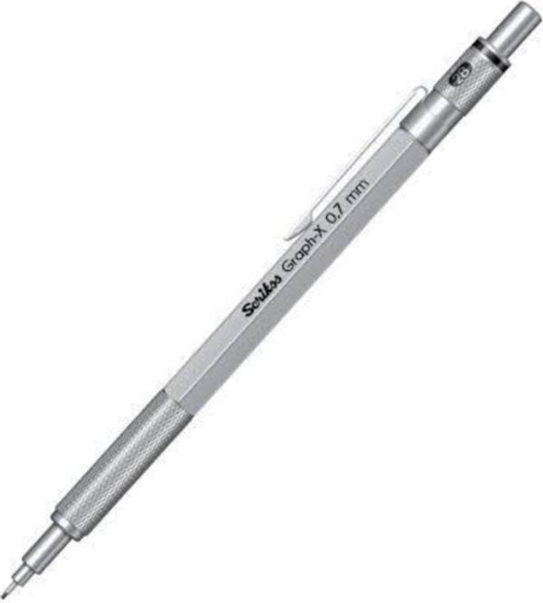 Scrikss Graph-X Metal Versatil Kalem 0.7 Mm Kurşun Gri - Image 1