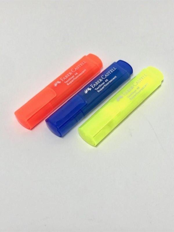 Faber-Castell Fosforlu Kalem 3'Lü - Image 1