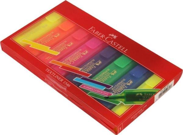 Faber-Castell Fosforlu Kalem 8 Li Set - Image 1