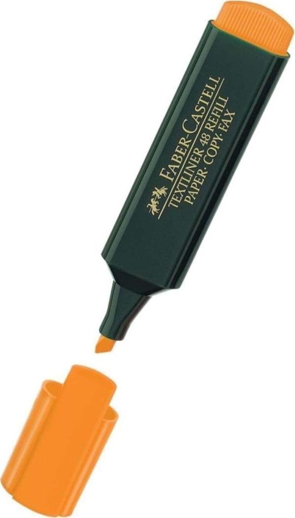 Faber-Castell Fosforlu Kalem Turuncu 10'Lu Pk - Image 1
