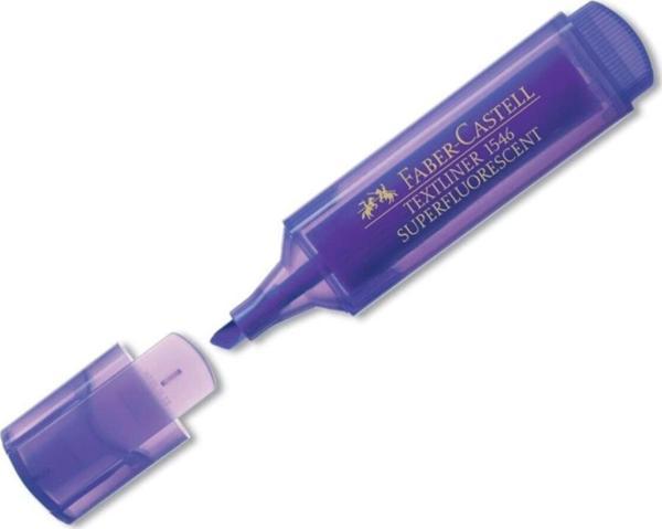 Faber-Castell Fosforlu Seffaf Mor - Image 1
