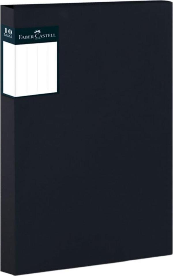 Faber-Castell Kapak Dsn Sunum Dosyası 10Lu Siyah 310101 - Image 1