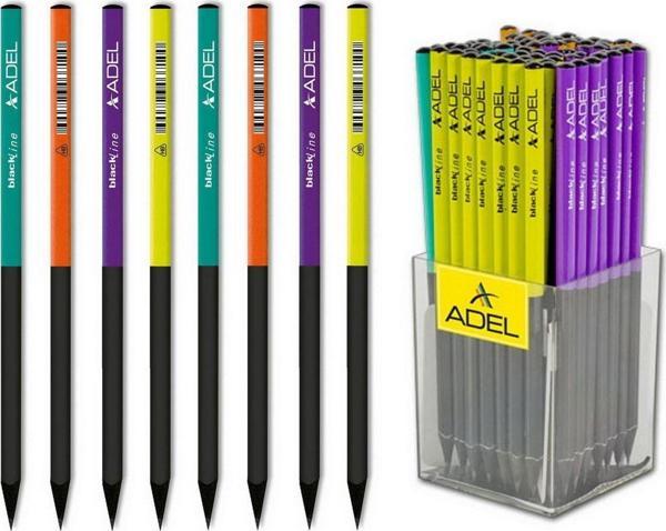 Adel Deep Üçgen Kurşun Kalem Siyah Ahşap 72 Li Paket (2031130764) - Image 1