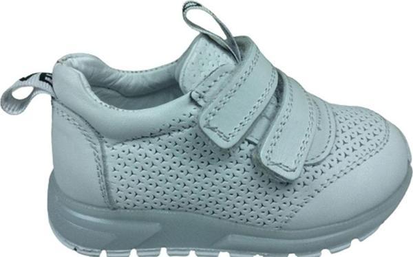 ÖZPINARCI Ortopedikal Bebe Kız Erkek Unisex Çocuk Spor Ayakkabı Beyaz Lazer Cırt Hakiki Deri Anatomik - Image 1