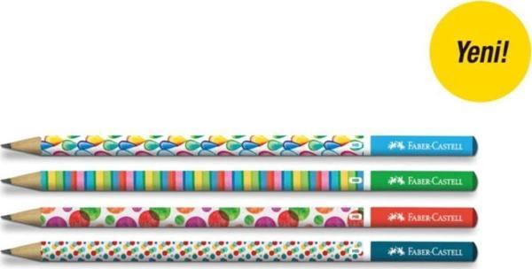 Faber-Castell Bubble Kurşun Kalem 2B 12 Adet - Image 1