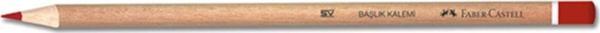 Faber-Castell Başlık Kalemi Natural Kırmızı 1132419001 12 Li (1 Paket 12 Adet) - Image 1