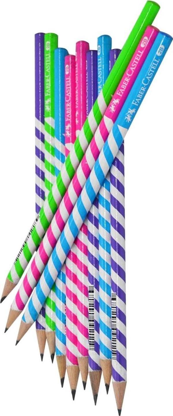 Faber-Castell 2B Candy Roll Kurşun Kalem 12 Adet - Image 1