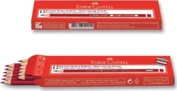 Faber-Castell Kırmızı Kopya Kalemi 72'Li - Image 1