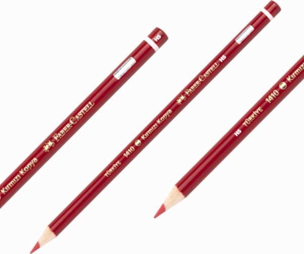 Faber-Castell Kırmızı Kopya Kalem (6 Adet) - Image 1