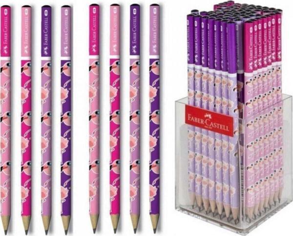 Faber-Castell Flamingo 2B Yuvarlak Kurşun Kalem 12 Adet - Image 1