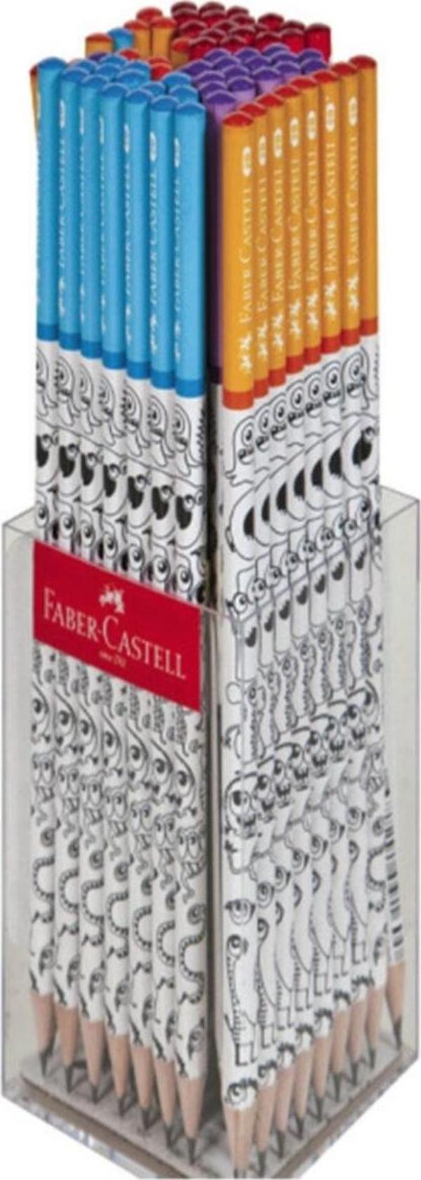 Faber-Castell Doodle Desenli Kurşun Kalem 72 Li 5244119013000 (1 Paket 72 Adet) - Image 1