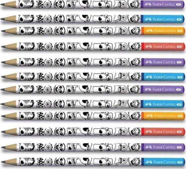 Faber-Castell Doodle 2B Yuvarlak Kurşun Kalem 12'Li - Image 1