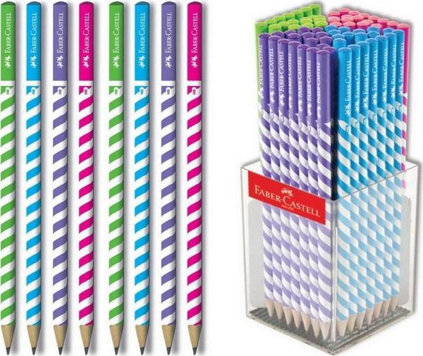 Faber-Castell Candy Roll Yuvarlak Kurşun Kalem 12 Li Paket (5244119210) - Image 1
