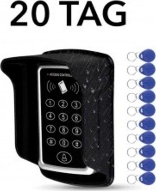 VK -100 Rfıd Şifreli Kapı Kilidi + Koruyucu Kapak + 20 Adet Proximity Tag - Image 1