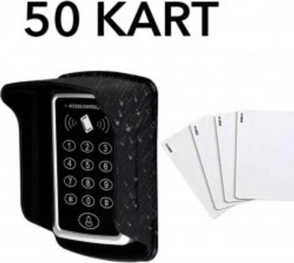 VK -100 Rfıd Şifreli Kapı Kilidi + Koruyucu Kapak + 50 Adet Proximity Manyetik Kart - Image 1