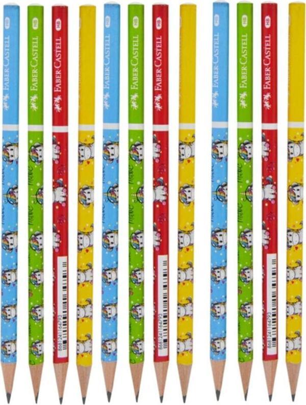 Faber-Castell Unicorn Desenli Kurşun Kalem 12 Adet Hb - Image 1