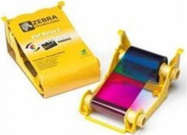 VK Zebra Zxp3 Orijinal Renkli Ribon Ymcko 280 Baskı 800033-340 Zxp3 Ribon+ 100 Mifare Kart - Image 1