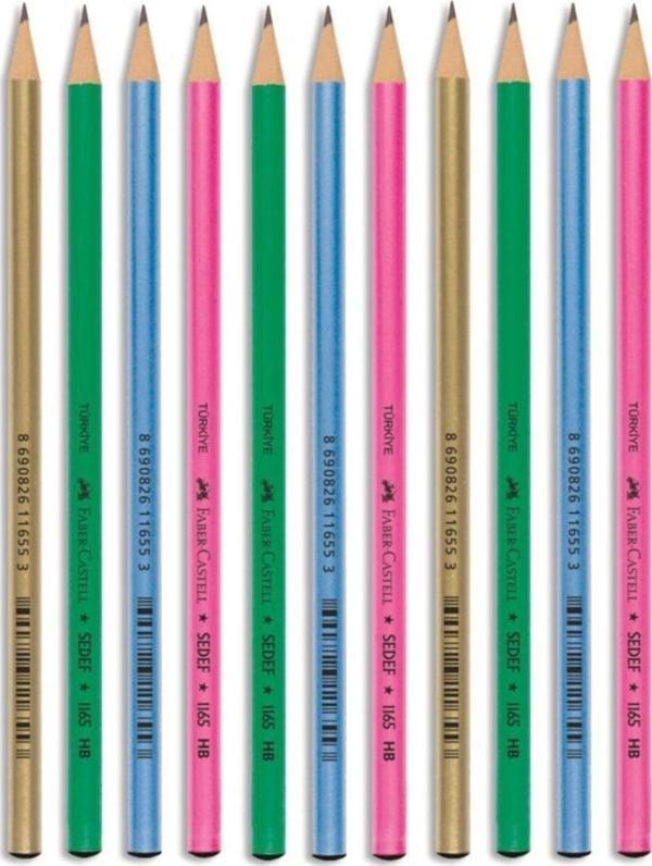 Faber-Castell Sedef Yuvarlak Kurşun Kalem 12 Adet Hb - Image 1