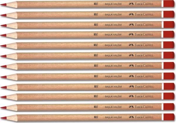 Faber-Castell Naturel Kırmızı Renkli Kurşun Kalem 144 Lü Paket (1132419001) - Image 1