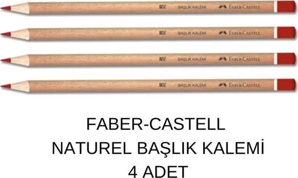 Faber-Castell Naturel Kırmızı Mavi Kalem - Image 1