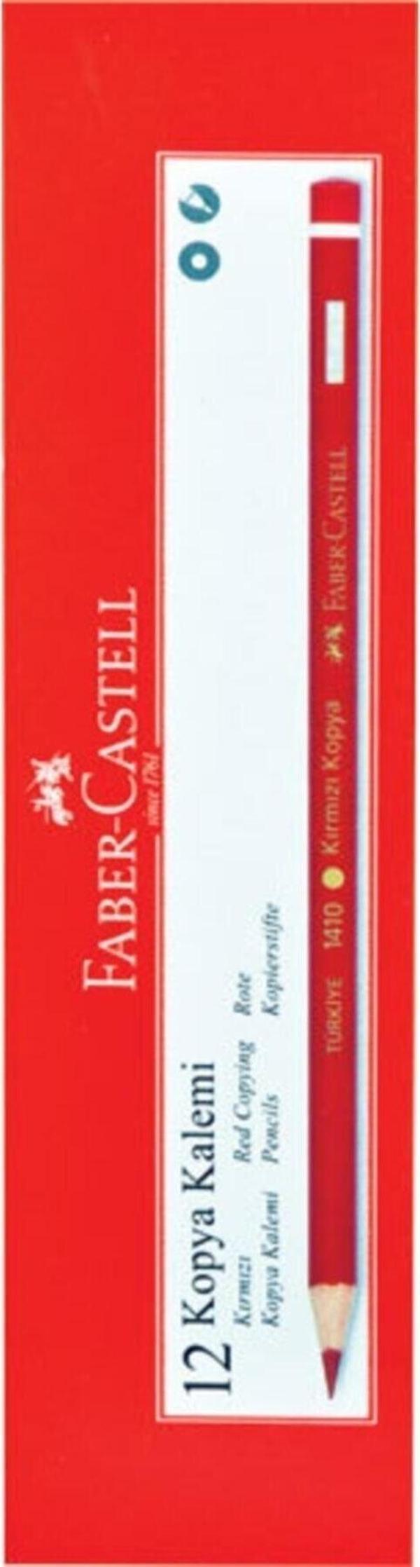 Johanne Faber Faber-Castelll Kırmızı Kopya Kalemi 12 Adet - Image 1
