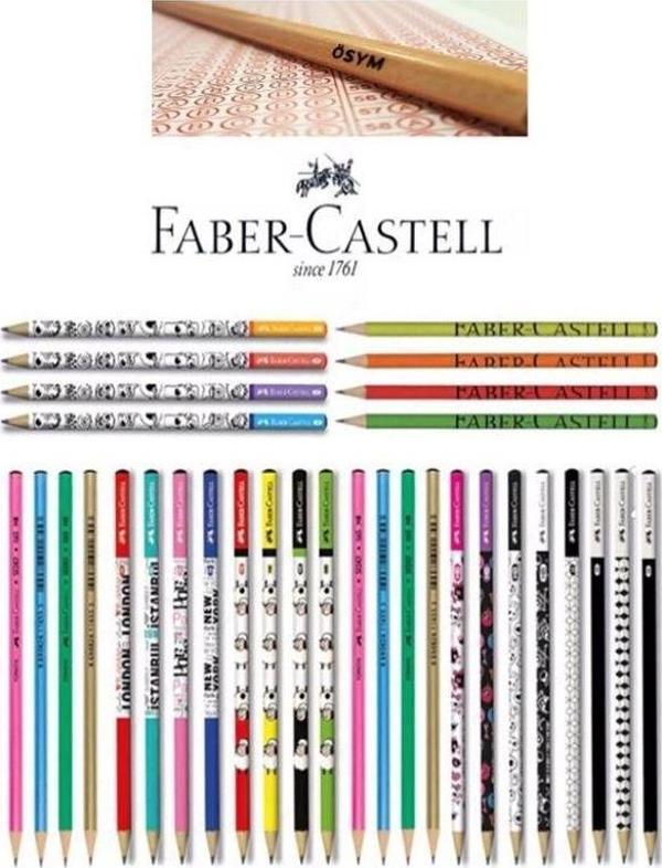 Faber-Castell Karışık 12'Li Kurşun Kalem + Ösym Sınav Kalemi - Image 1