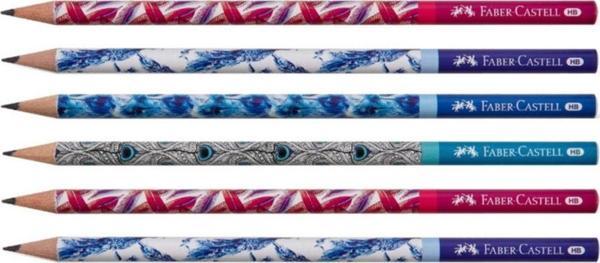Faber-Castell Peacock Yuvarlak Kurşun Kalem 6'Lı Paket - Image 1