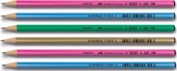 Faber-Castell Sedef Yuvarlak Kurşun Kalem 6 Lı Paket - Image 1