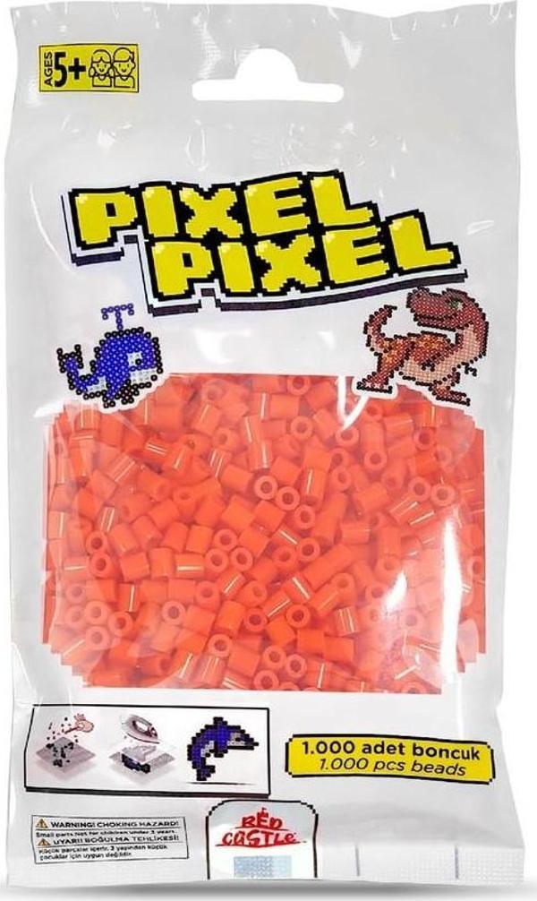 1000 Adet Midi Boncuk Açık Kırmızı-Pixel Pixel PPB-1000-13 - Image 1