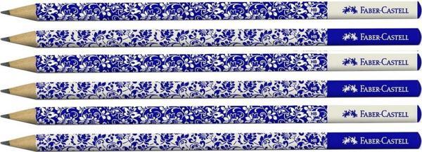 Faber-Castell Floral Yuvarlak Kurşun Kalem 6 Lı Paket - Image 1