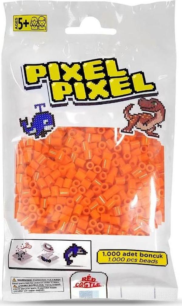 1000 Adet Midi Boncuk Turuncu-Pixel Pixel PPB-1000-16 - Image 1