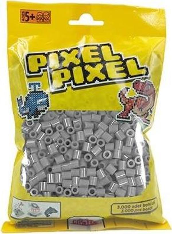 3000 Adet Midi Boncuk Gümüş-Pixel Pixel PPB-3000-26 - Image 1