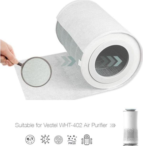 Purmed 10 Adet Vestel Vht 402 Hava Temizleyici Uyumlu Toz Tutucu Ön Filtre - Image 1