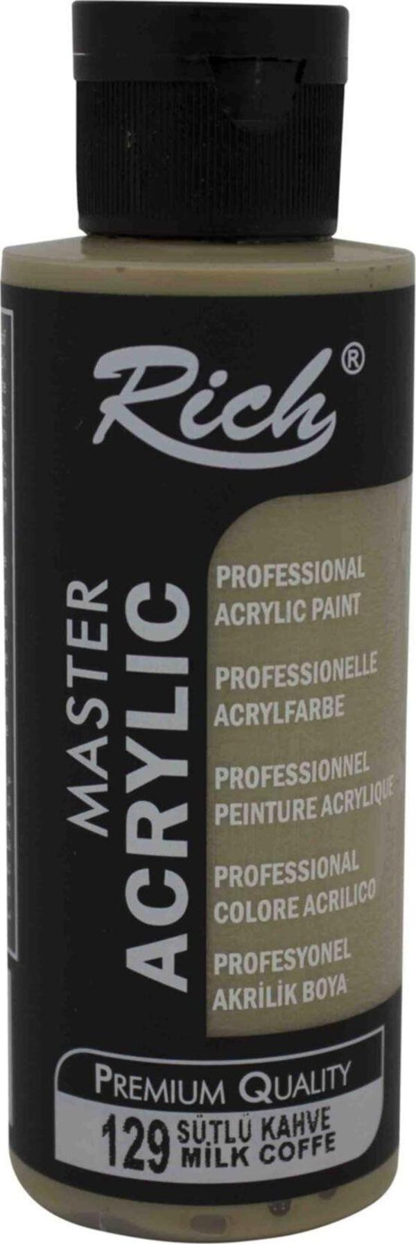 Rich Master Akrilik Boya 120 Cc Sütlü Kahve - Image 1
