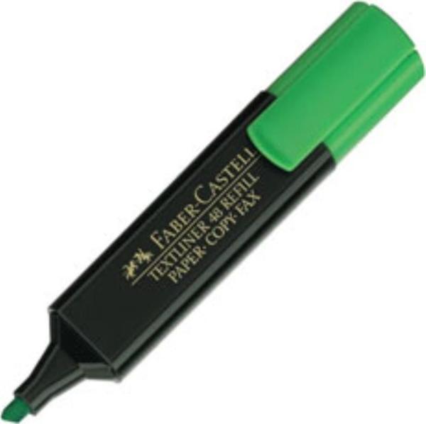 Faber-Castell Textliner 48 Fosforlu İşaretleme Kalemi Yeşil - Image 1