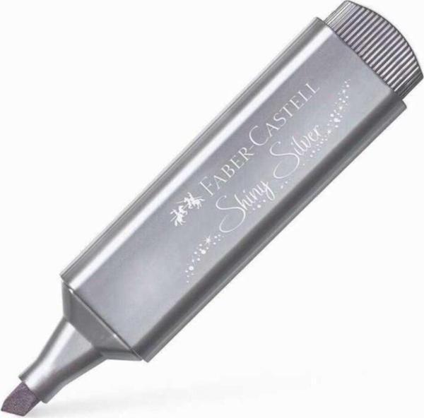 Faber-Castell Metalik Gümüş Fosforlu Kalem - Image 1