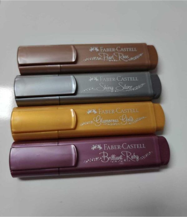 Faber-Castell Metalik Fosforlu Kalem Seti - Image 1