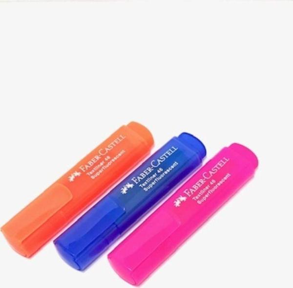 Faber-Castell Fosforlu Kalem 3'Lü - Image 1
