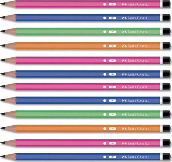 Faber-Castell Opak 2B Kurşun Kalem 12'Li Paket - Image 1