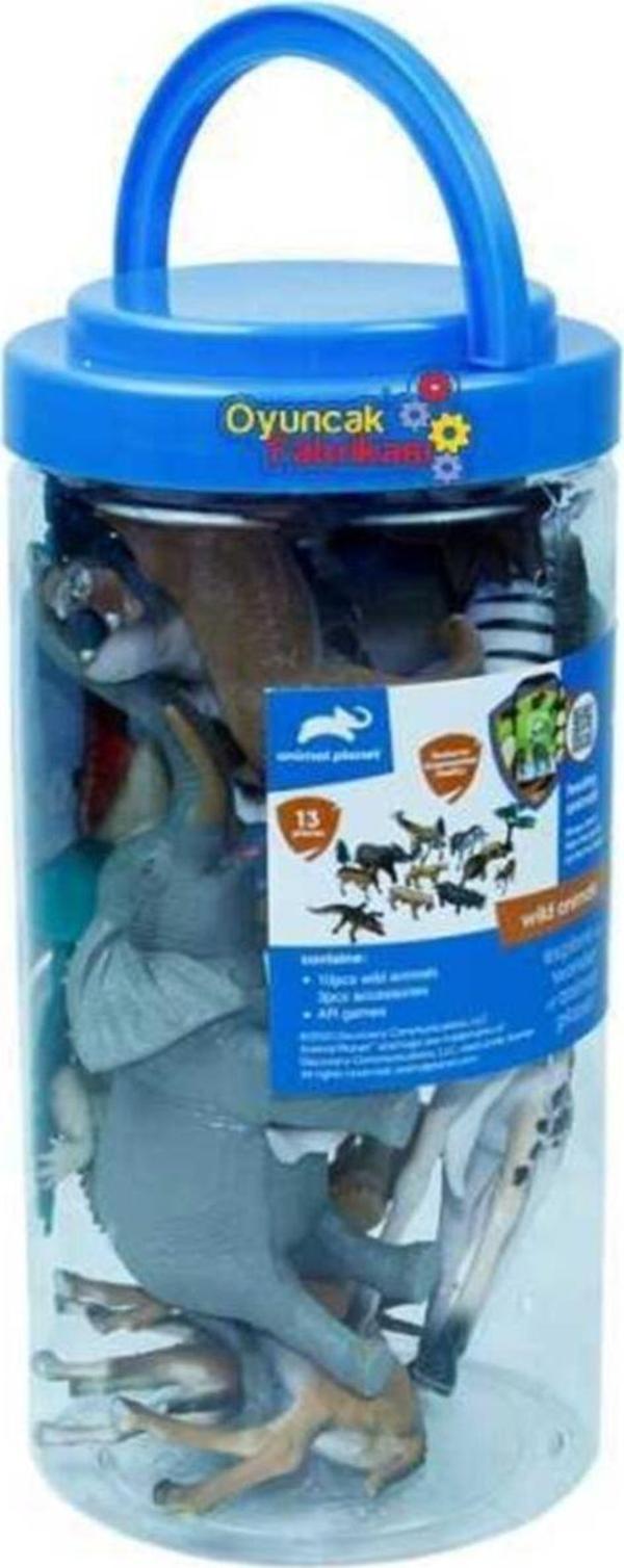 Animal Planet 23cm Kovada 13 Parça Vahşi Hayvan Seti - Image 1