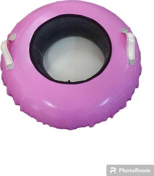 Çizmeli Kedi Şişme Kar Kızağı 90 Cm Çapında Orta Boy - Image 1