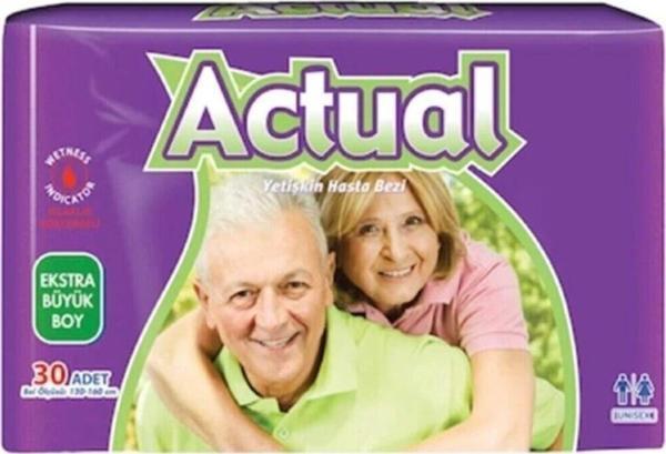 Actual Yetişkin Hasta Bezi XL 30 ADET - Image 1
