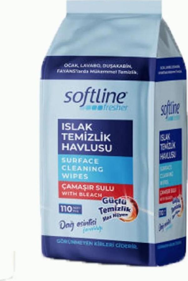 Softline Yüzey Havlusu 100'lü Çamaşır Sulu - Image 1