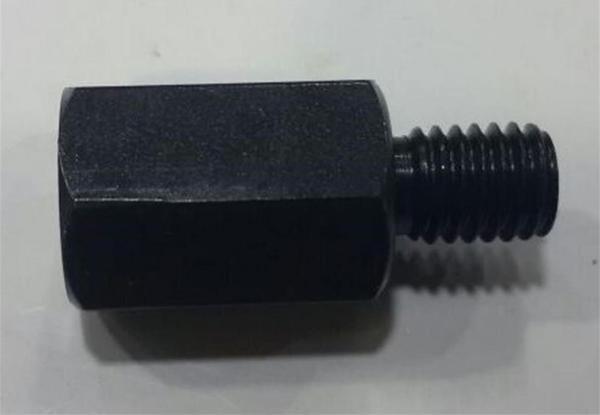 Motospartan Ayna Aparatı Adaptörü +10mm -8mm 10mm Düzden 8mm Terse Siyah - Image 1