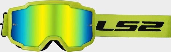 Ls2 Motokros Gözlük Charger Goggles İridyum Camlı Neon Sarı - Image 1
