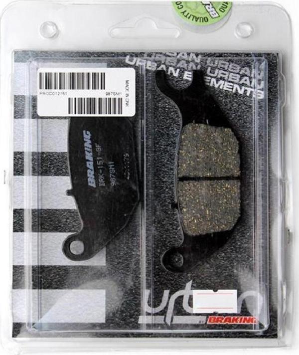 Brakıng Fren Balatası 987sm1 Yamaha Mw125 Trıcıty 125 Arka [14-16] Honda Cbr125 Arka [04-10] 221yarı - Image 1