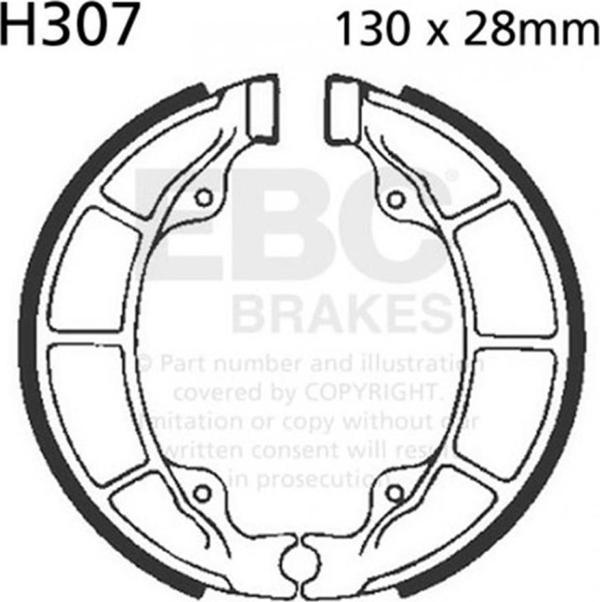 Ebc Fren Balatası Kampana H307 Sym 125cc Orbıt Iı Fıddle Iı Iıı Xpro Jet4 - Image 1