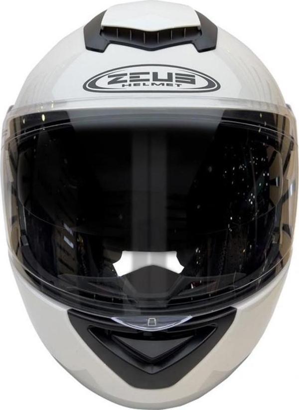 Zeus Zs-3050 Çene Açılır Kask Beyaz MEDIUM - Image 1