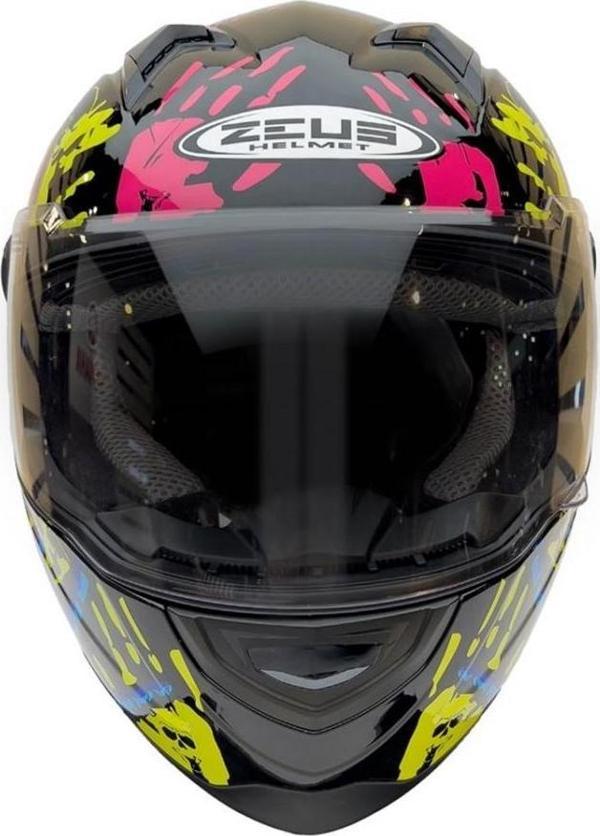 Zeus Zs-811a Al-37 Kapalı Kask Siyah-turuncu MEDIUM - Image 1